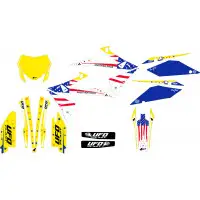 Kit grafica Ufo Patriot per Suzuki Giallo