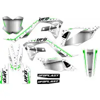 Kit grafica Ufo Stardust per Kawasaki Bianco