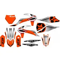 Kit grafica Ufo Thunder per Ktm Arancione fluo