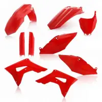 Kit Plastiche Acerbis completo per Honda CRF 450R 2017 Rosso