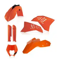 Kit Plastiche Acerbis completo per KTM EXC 08-11 arancio