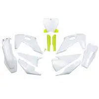 Kit plastiche completo UFO per Husqvarna Bianco Giallo