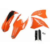 Kit plastiche completo UFO per Ktm EXC e EXC-F Arancio Nero