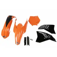 Kit plastiche completo UFO per KTM SX e SX-F Arancio Nero