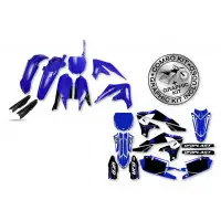 Kit plastiche+decals Ufo Apodis Yamaha Blu