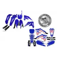 Kit plastiche+decals Ufo Patriot Yamaha Blu