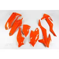 Kit plastiche moto UFO  Ktm EXC 125 17-19 Arancione Fluo