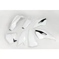 Kit plastiche moto UFO Husqvarna TC 125 04-15 Bianco