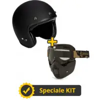 Kit Carburo Casco Epic III EXTRA FIT Nero + Maschera Full