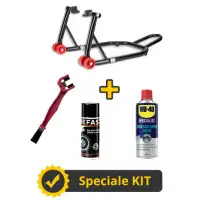 Kit strada pulizia e manutenzione catena condizioni asciutte 