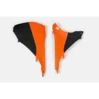 Coperchio scatola filtro UFO per KTM EXC e EXC-F Arancio Nero