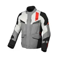Giacca moto Macna Zastro Grigio Rosso