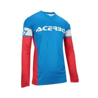 Maglia Cross Acerbis MX J-Track Inc 2.0 Blu Rosso