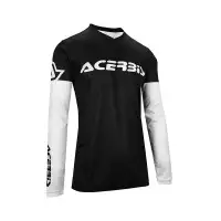 Maglia Cross Acerbis Mx J-Track Inc 2.0 Nero Bianco