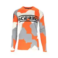 Maglia Cross Acerbis Mx Linear Arancio Grigio