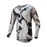 Maglia cross Alpinestars RACER TACTICAL JERSEY Camouflage Grigio