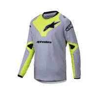 Maglia Cross BAmbino Alpinestars Youth Racer Veil Grigio