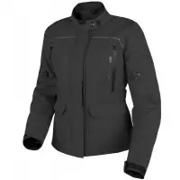 Giacca moto donna Moore Latitude Nero