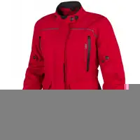 Giacca moto donna Moore Latitude Rosso