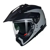 Casco Modulare Adventure Nolan N70.2X Classico Con Mentoniera Staccabile Grigio Opaco
