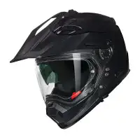 Casco Modulare Adventure Nolan N70.2X Classico Con Mentoniera Staccabile Nero Opaco