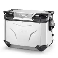 Valigia Laterale Sinistra Givi Trekker Outback Evo OBKEV in Alluminio Anodizzato