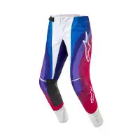 Pantaloni cross Alpinestars TECHSTAR PNEUMA PANTS Blu Rosso Bianco