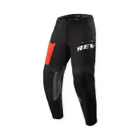 Pantaloni Moto Accorciati Rev'it Lejano Nero Rosso