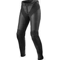 Pantaloni moto donna pelle Rev'it Luna Ladies Nero
