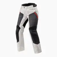 Pantaloni moto donna Rev'it Tornado 4 H2O Ladies Argento Nero