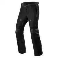 Pantaloni moto touring Rev'it Valve H2O Nero accorciati