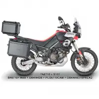 Portavaligie laterale MONOKEY Givi per Aprilia Tuareg 660