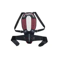 Protezione schiena Alpinestars Nucleon Plasma con strap Nero Bianco Rosso