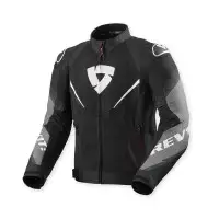 Giacca moto estiva Rev'It Quantum 3 Air Nero Bianco