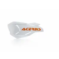 Ricambio coppia plastiche per paramani Acerbis X-Factory Bianco Arancio