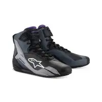 Scarpe moto donna Alpinestars Stella Faster 4 Nero Grigio Viola