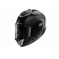 Casco integrale Shark SPARTAN RS CARBON SKIN Mat Nero opaco Argento