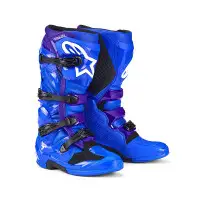 Stivali Cross Alpinestars Tech 7 Blu