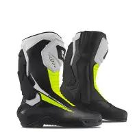 Stivali moto racing Gaerne G_RS Nero Bianco Giallo