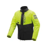 Giacca antipioggia T-UR ROADTRIP HYDROSCUD® Nero Giallo fluo