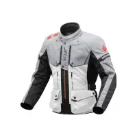 Giacca moto T-UR WAYPOINT HYDROSCUD® 3 strati Ghiaccio Grigio