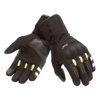 Guanti moto T-UR TR–P Nero Giallo fluo