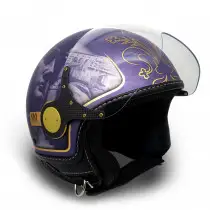 Casco Jet MM Independent Firenze LIMITED EDITION Viola