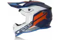 Casco cross Acerbis LINEAR Blu Bianco