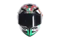 Agv K-3 SV rav full face helmet black white red green