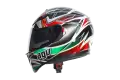 Agv K-3 SV rav full face helmet black white red green