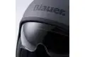 Casco jet Blauer PILOT 1.1 MONOCHROME in fibra Titanio