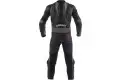 Dainese Laguna Seca Pro leather suit summer black-magnesium