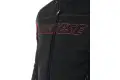 Dainese Federico Tex motorcycle jacket black-red