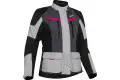 Giacca moto donna Befast BABYLON Lady CE certificata Nero Grigio chiaro